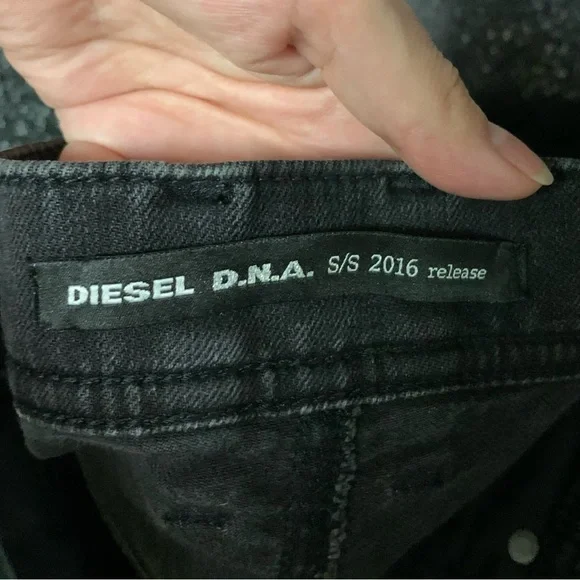 SET OF 2 - MEN’S Diesel Black Slim-Cut Jeans